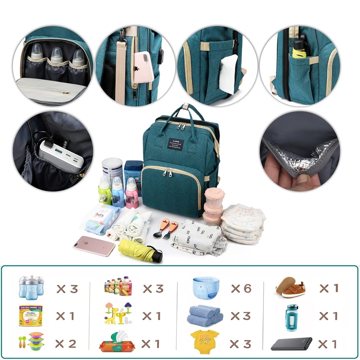 MOCHILA CUNA MATERNAL